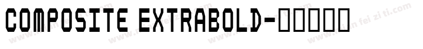 Composite ExtraBold字体转换